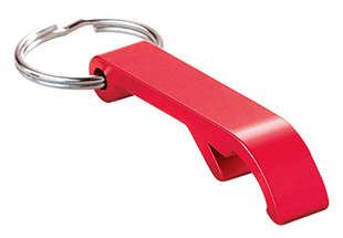 Snappy Bottle Opener Keyholder - red