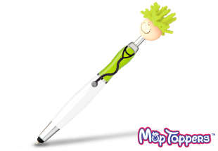 Mop Doctor stylus pen and screen cleaner - lime