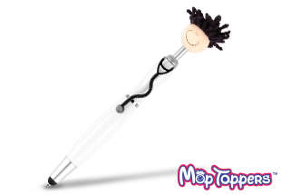 Mop Doctor stylus pen and screen cleaner - white