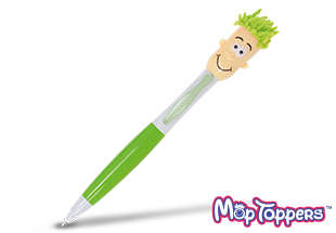 Moptopper 3-in-1 pen, highlighter and screen cleaner - lime