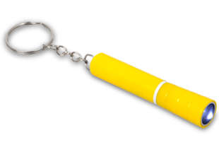 Sputnik LED keyholder - yellow