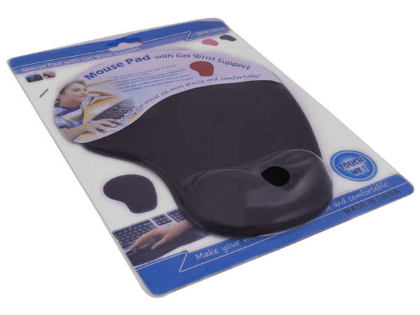 Mousepad with Gel Wrist Support (P2405B)