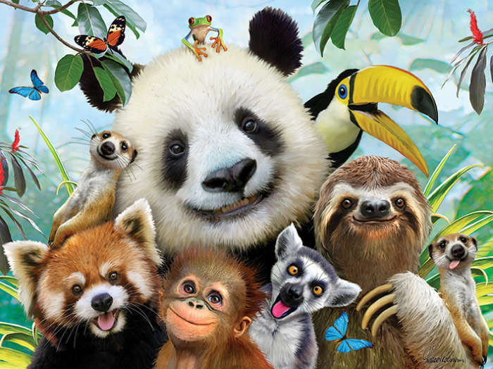 Zoo Selfie (63pc Puzzle)