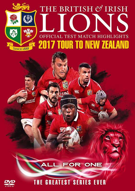 British and Irish Lions Official Test Match Highlights 2017 Tour To New Zealand (DVD)