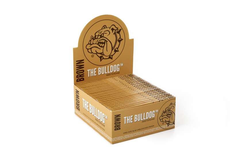 Bulldog Paper Brown King Size Slim Unbleached (1x50) (BDP02)