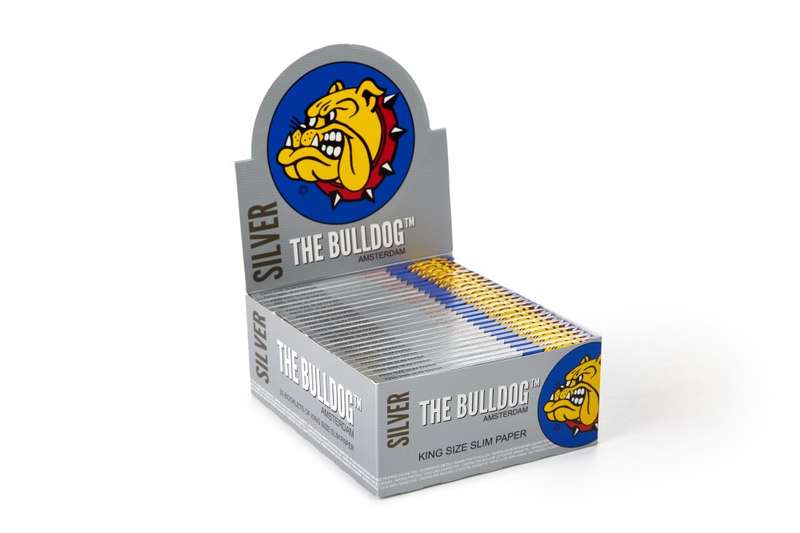 Bulldog Paper Silver King Size Slim (1x50) (BDP01)