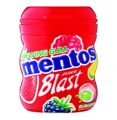 MENTOS Gum Curvey - Juice Burst (1x6)