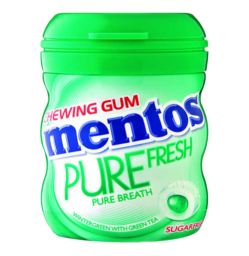 MENTOS Gum Curvey - Wintergreen (1x6)