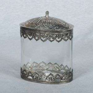 Glass Jar with Lid - Metal (1004)