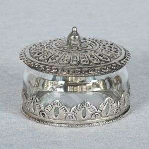 Glass Jar with Lid - Metal (1007)
