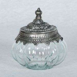Glass Jar with Metal Lid (1009)