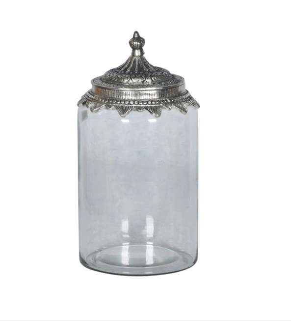 Glass Jar with Metal Lid (1003)