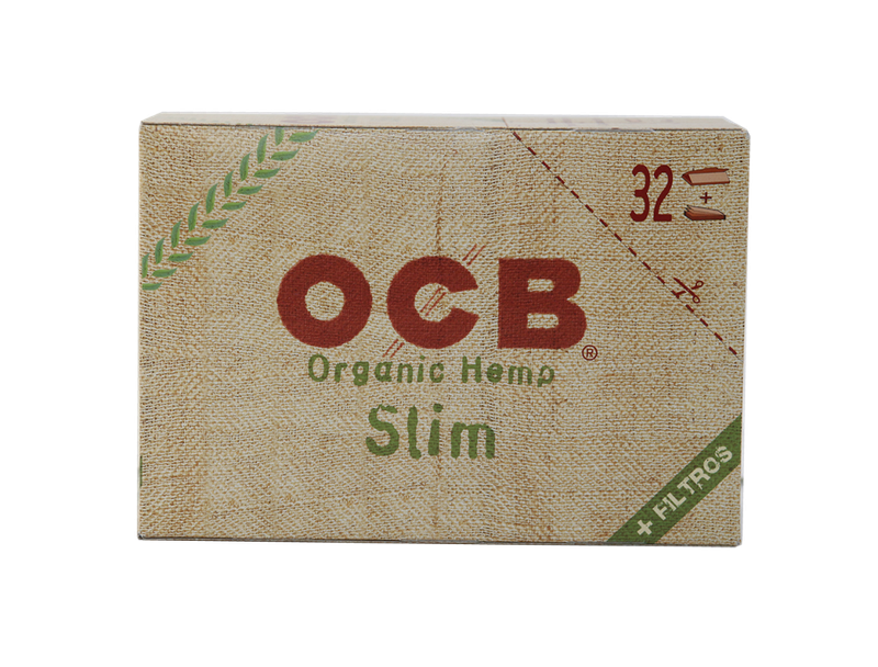 OCB Organic Hemp Slim and Tips (32s) (OCB012)