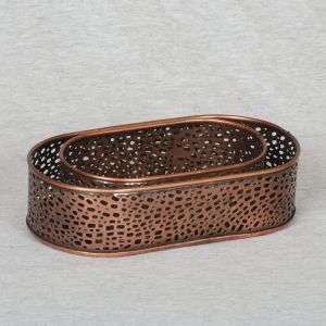 Tray Set of 2 - Copper Finish
