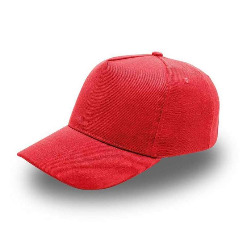 5 Panel Acrylic Cap - red (V5038)