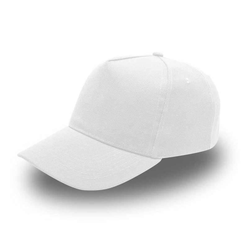 5 Panel Acrylic Cap - white (V5038)