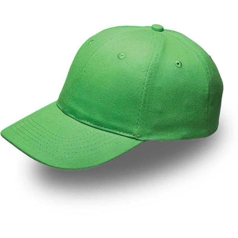 6 Panel Brushed Cotton Cap - lime (V6009)