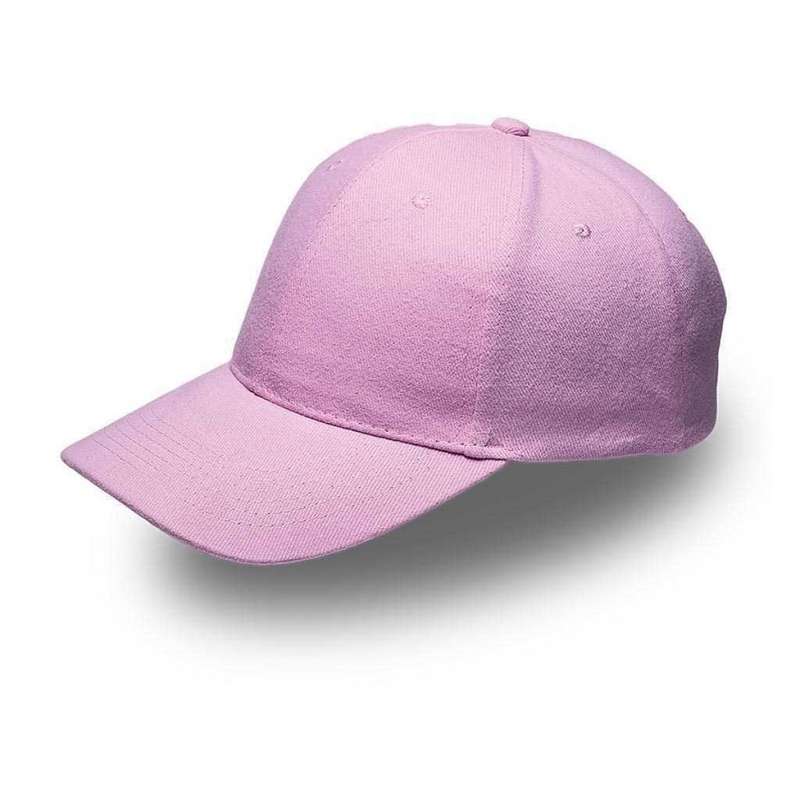 6 Panel Brushed Cotton Cap - pink (V6009)