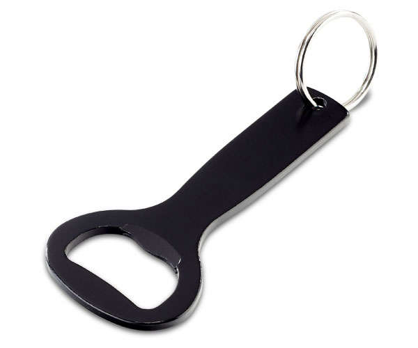 Boris bottle opener keyholder - black