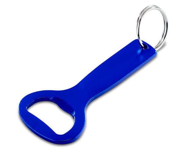 Boris bottle opener keyholder - blue