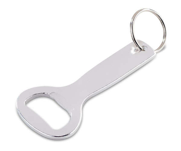 Boris bottle opener keyholder - silver