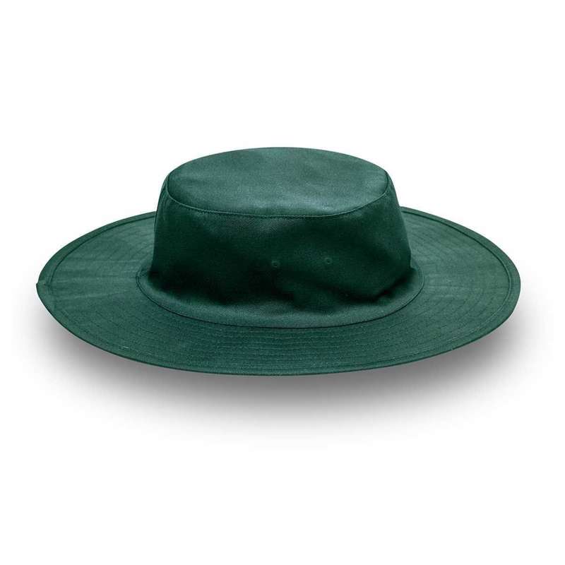 Collapsible Cricketer Hat - bottle green (H17002)