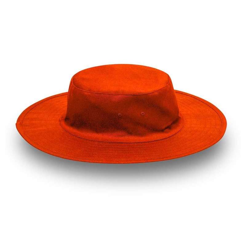 Collapsible Cricketer Hat - orange (H17002)