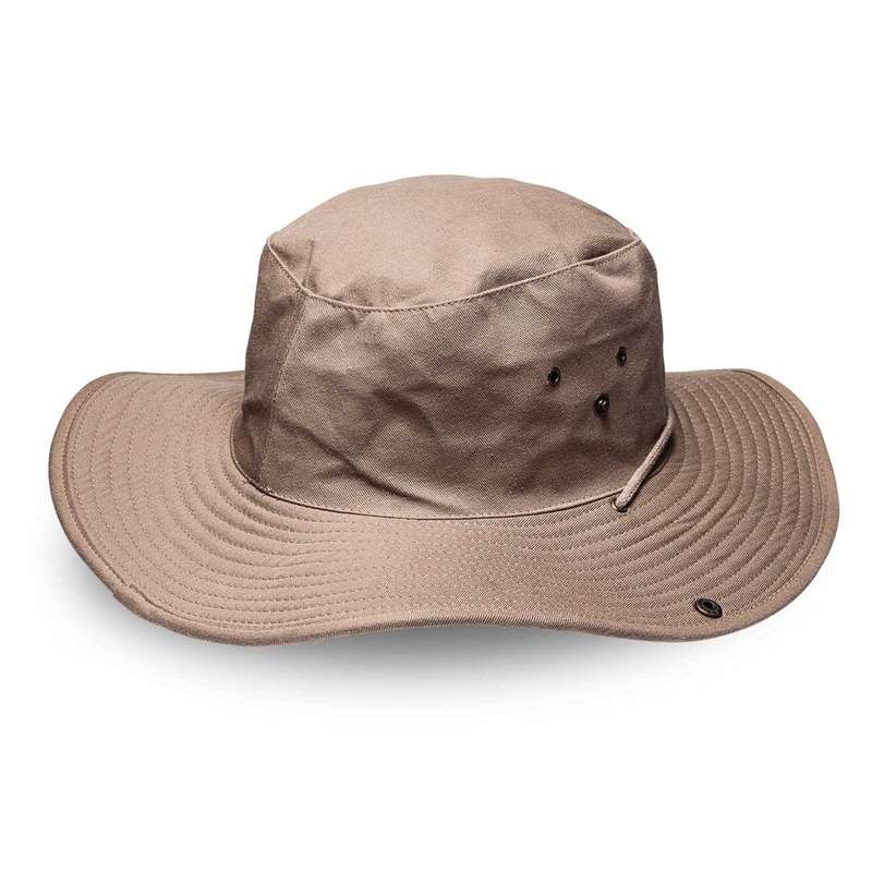 Kiddies Wide Brim Safari Hat - khaki (K6048)