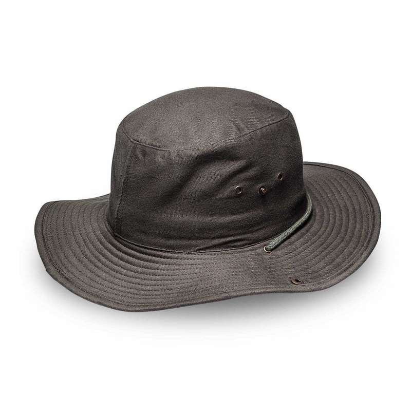 Kiddies Wide Brim Safari Hat - olive (K6048)
