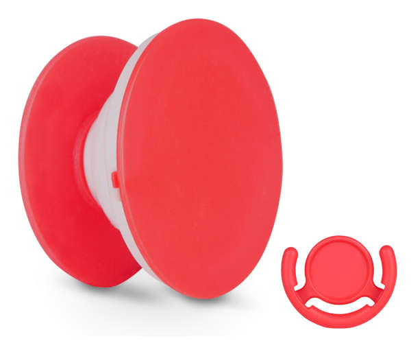 Pop Grip phone holder and stand - red