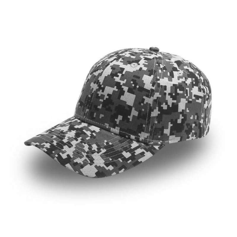 Pixel Camo Cap - charcoal (17608)