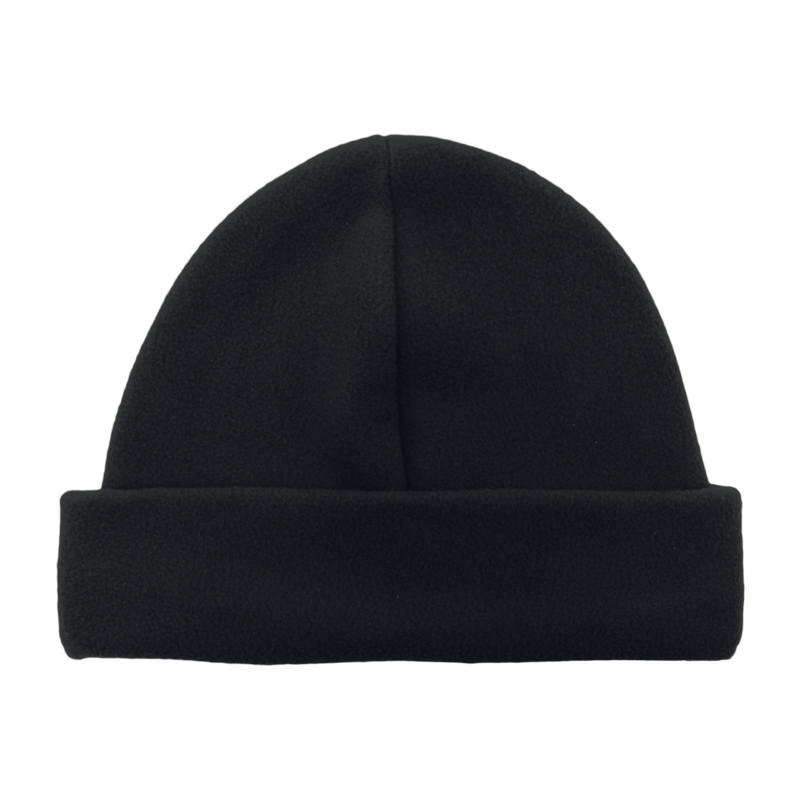 Polar Fleece Beanie - black (B004)