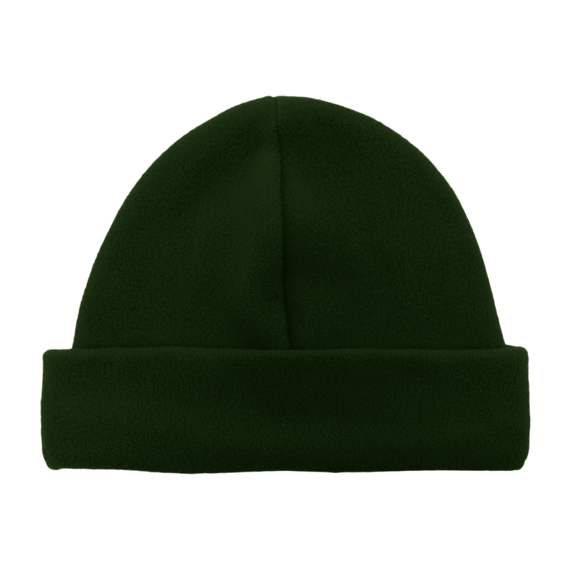 Polar Fleece Beanie - bottle green (B004)