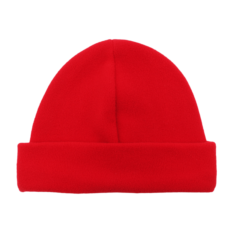 Polar Fleece Beanie - red (B004)