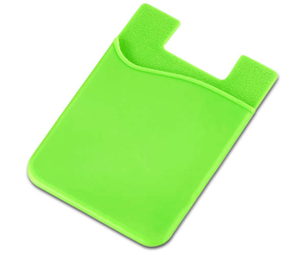 Razzle Dazzle Silicone phone card holder - lime
