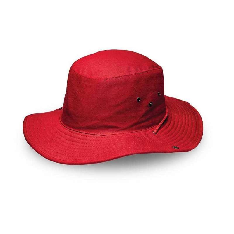 Safari Wide Brim Hat - red (S6048)