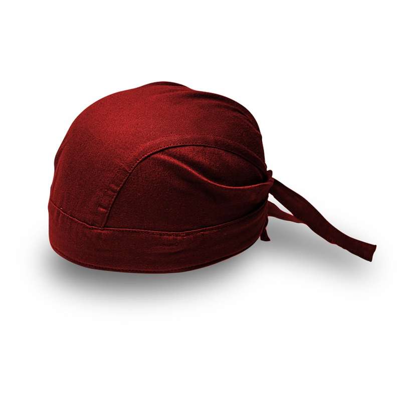 Tie Back Bandana - burgundy