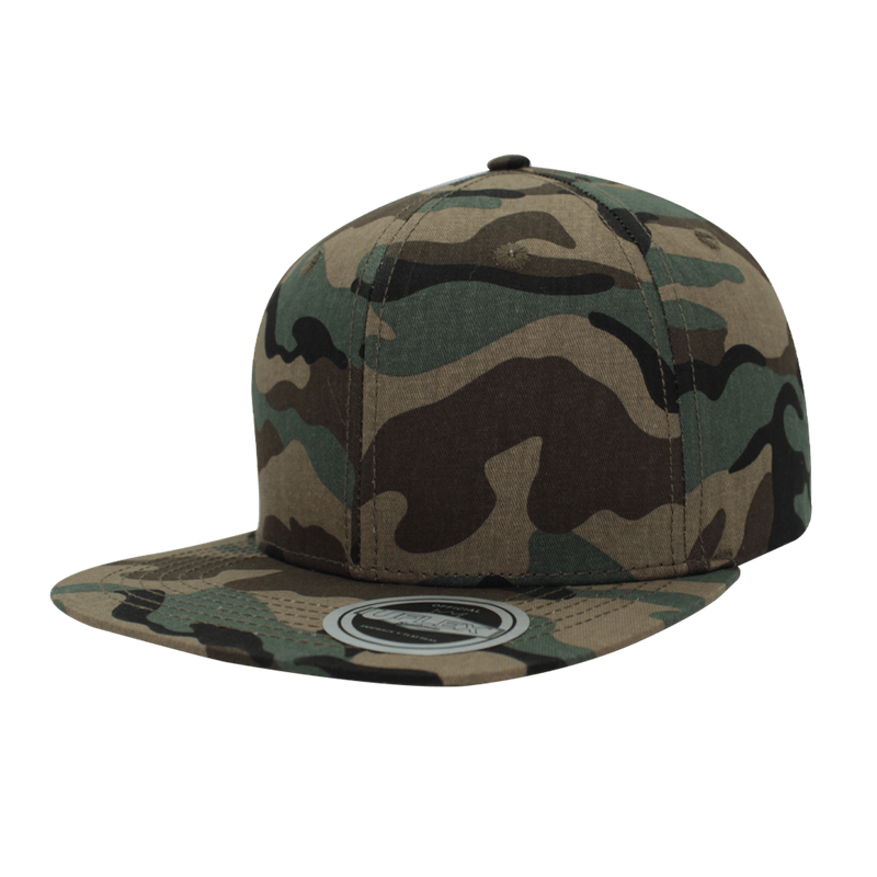 UFlex Snapback Flat Peak Cap - camo (U15606)