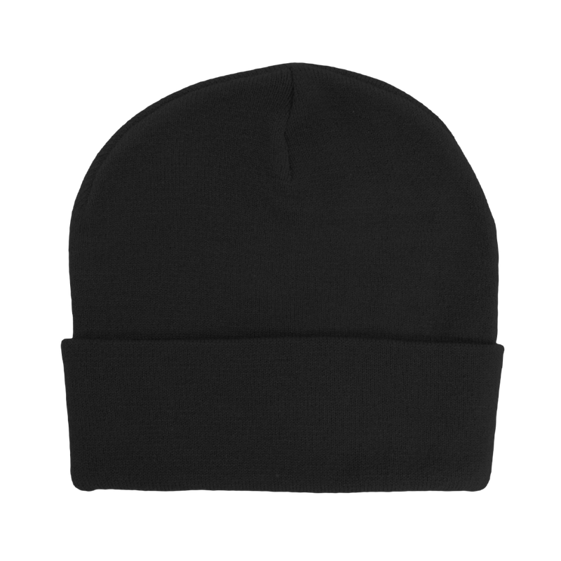 Value Cuffed Beanie - black (VB001)