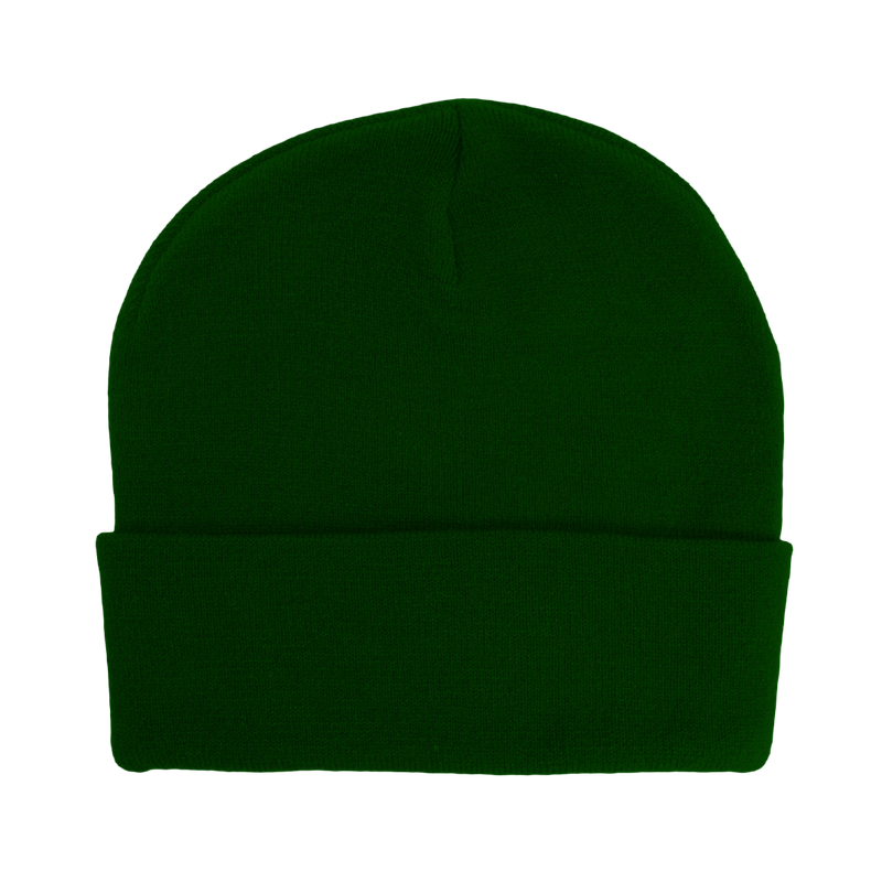Value Cuffed Beanie - bottle green (VB001)