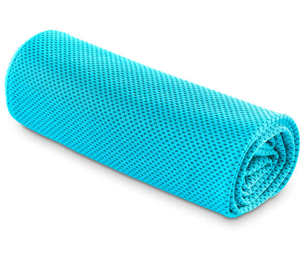Chill cooling towel - cyan