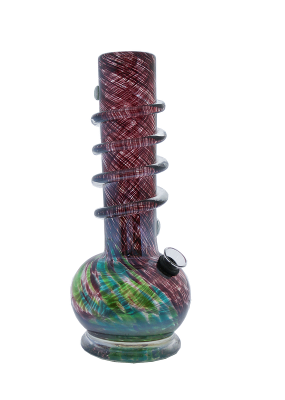 Glass Water Bong - Medium 25cm (Bong023)