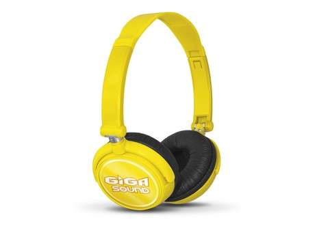 Omega Wired Headphones - yellow (Tech-5049)