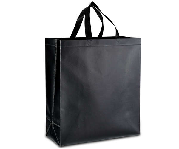 Pacific Laminated Shopper - black
