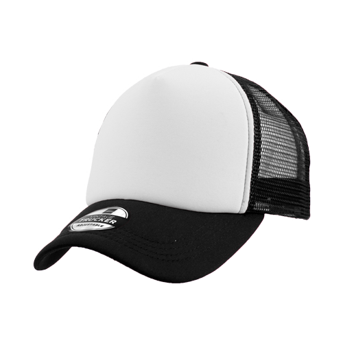 Vintage Trucker Two-Tone Cap - black/white
