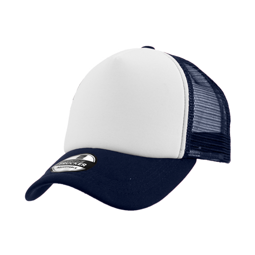 Vintage Trucker Two-Tone Cap - navy/white