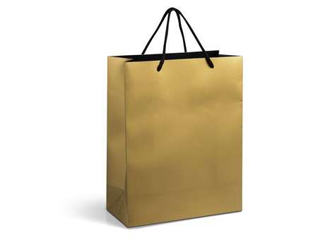 Dazzle Midi A4 Gift Bag - gold (Giftbag-1005)