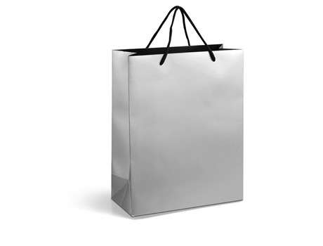 Dazzle Midi A4 Gift Bag - silver (Giftbag-1005)