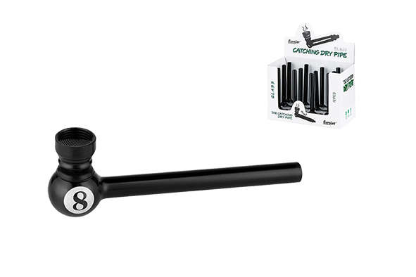 Rasta Pipe - Glass 8 Ball - 340763 (Pipe8525)