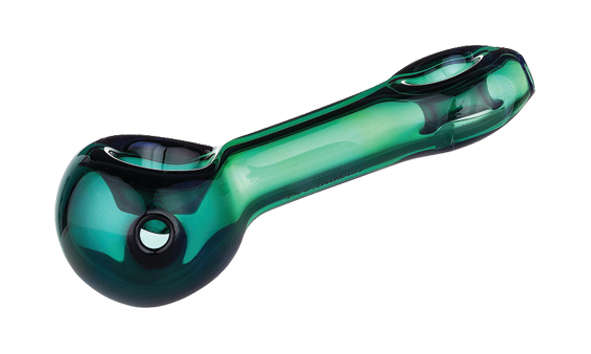 Rasta Pipe - Glass Spoon - Jade - 340797 (Pipe 8528)